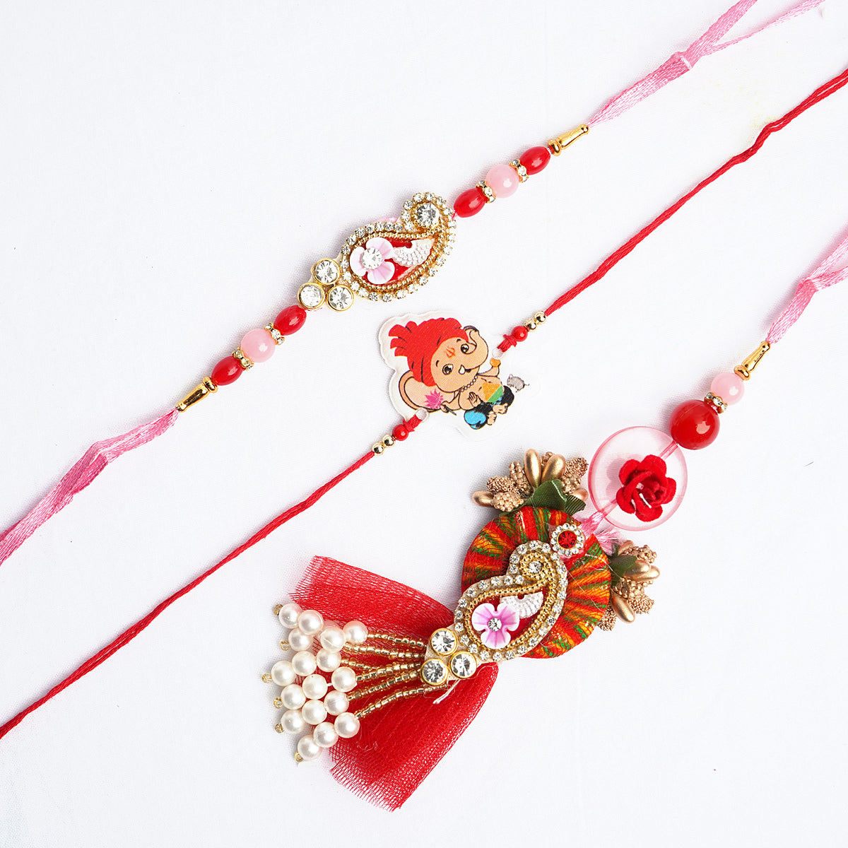 Family Rakhi Set of 3