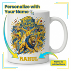 Personalized CSK Whistle Podu Mug with Custom Name