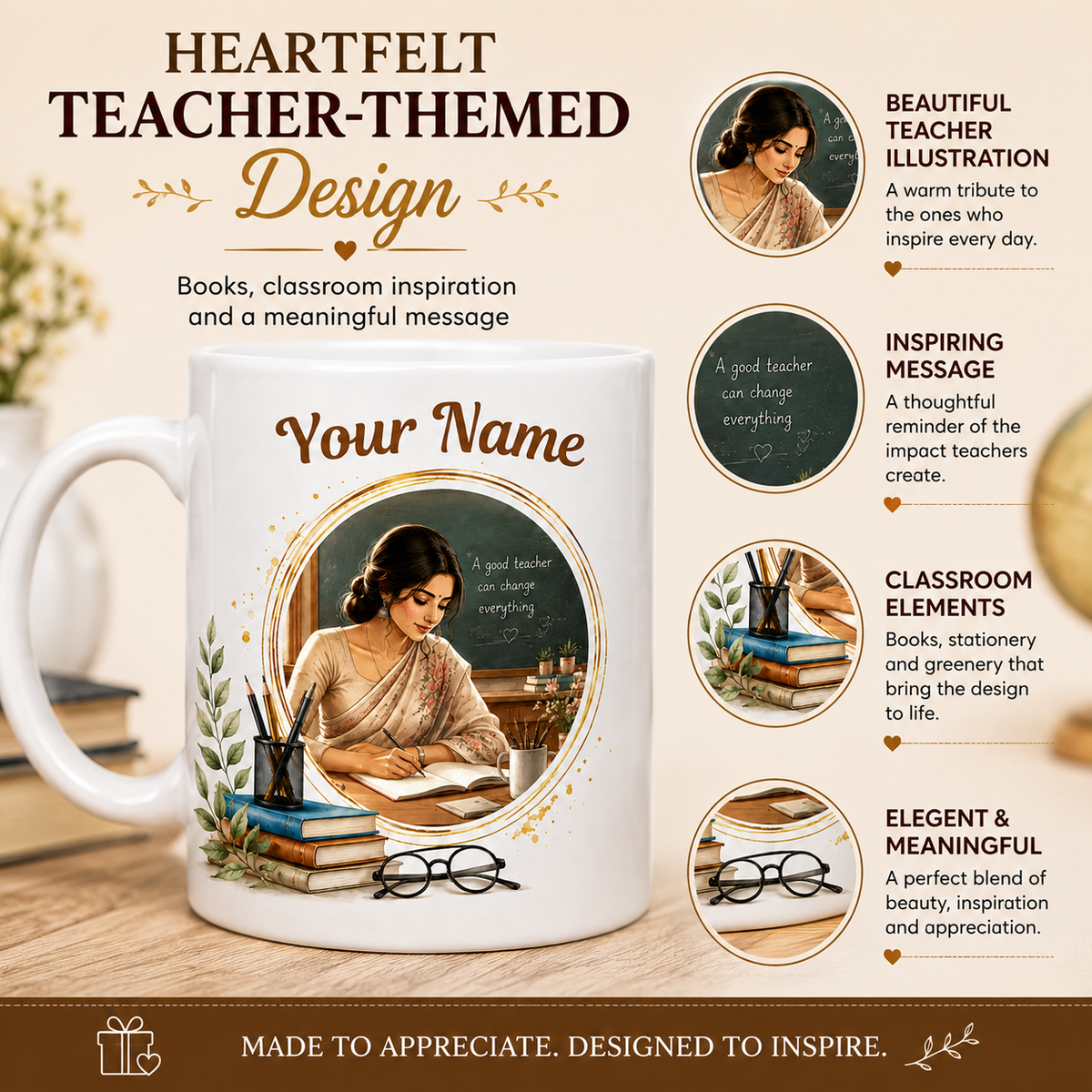 Personalized Teacher Mug – A Gift of Appreciation