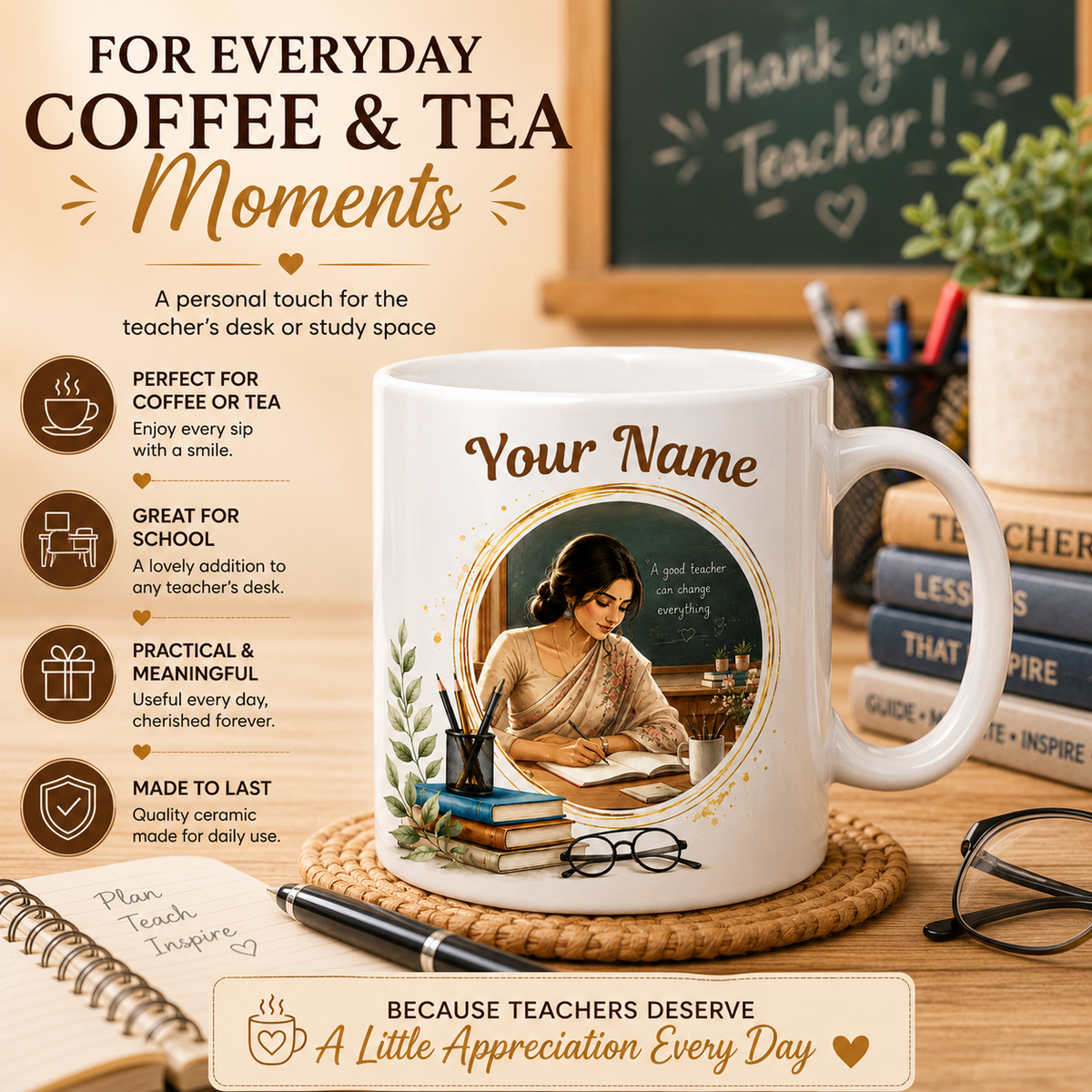 Personalized Teacher Mug – A Gift of Appreciation