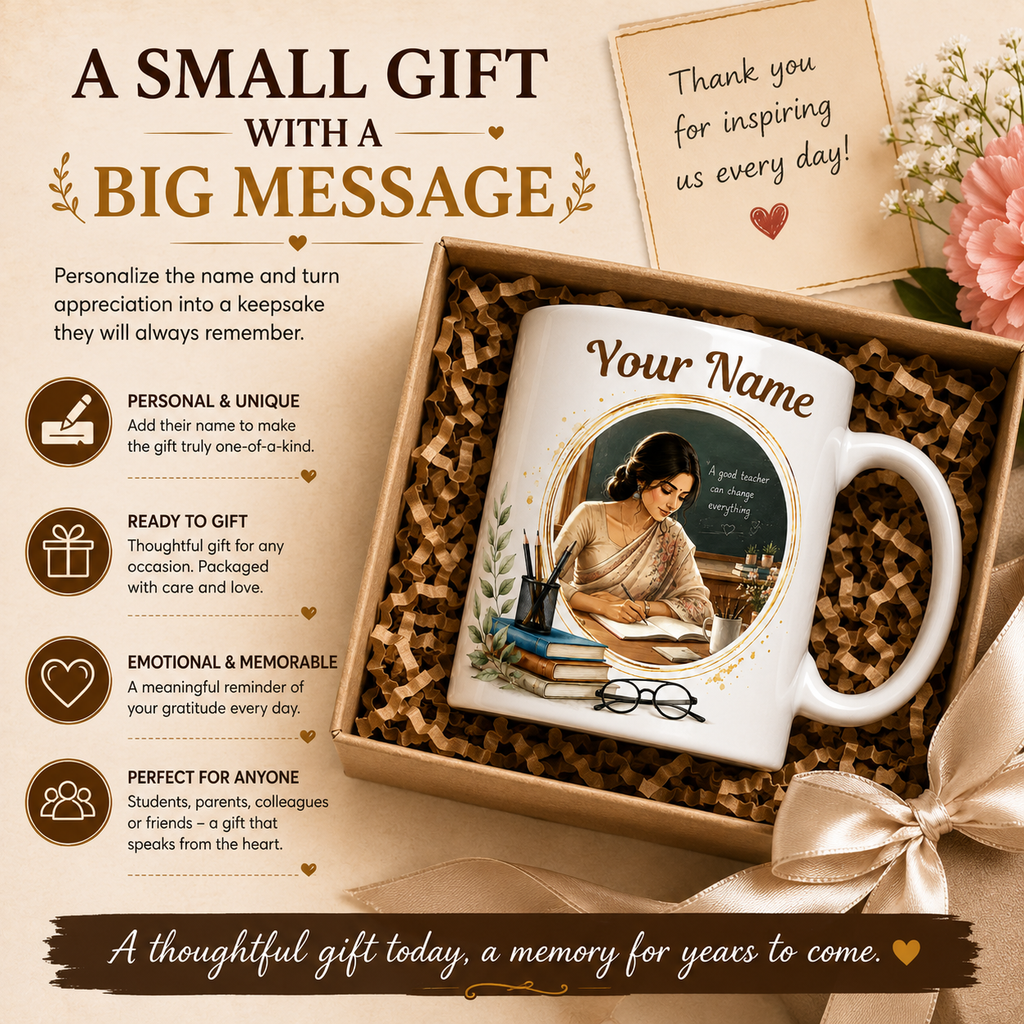 Personalized Teacher Mug – A Gift of Appreciation