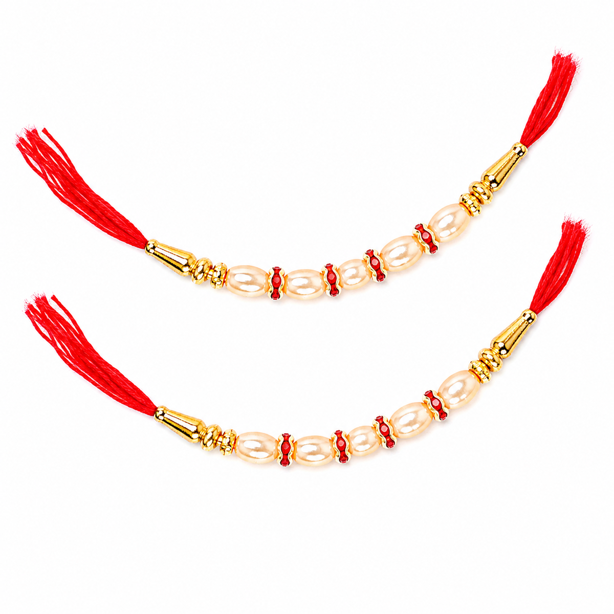 Pearl Rakhi Set of 2