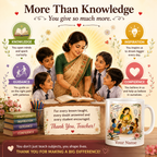 Personalized Teacher's Day Mug