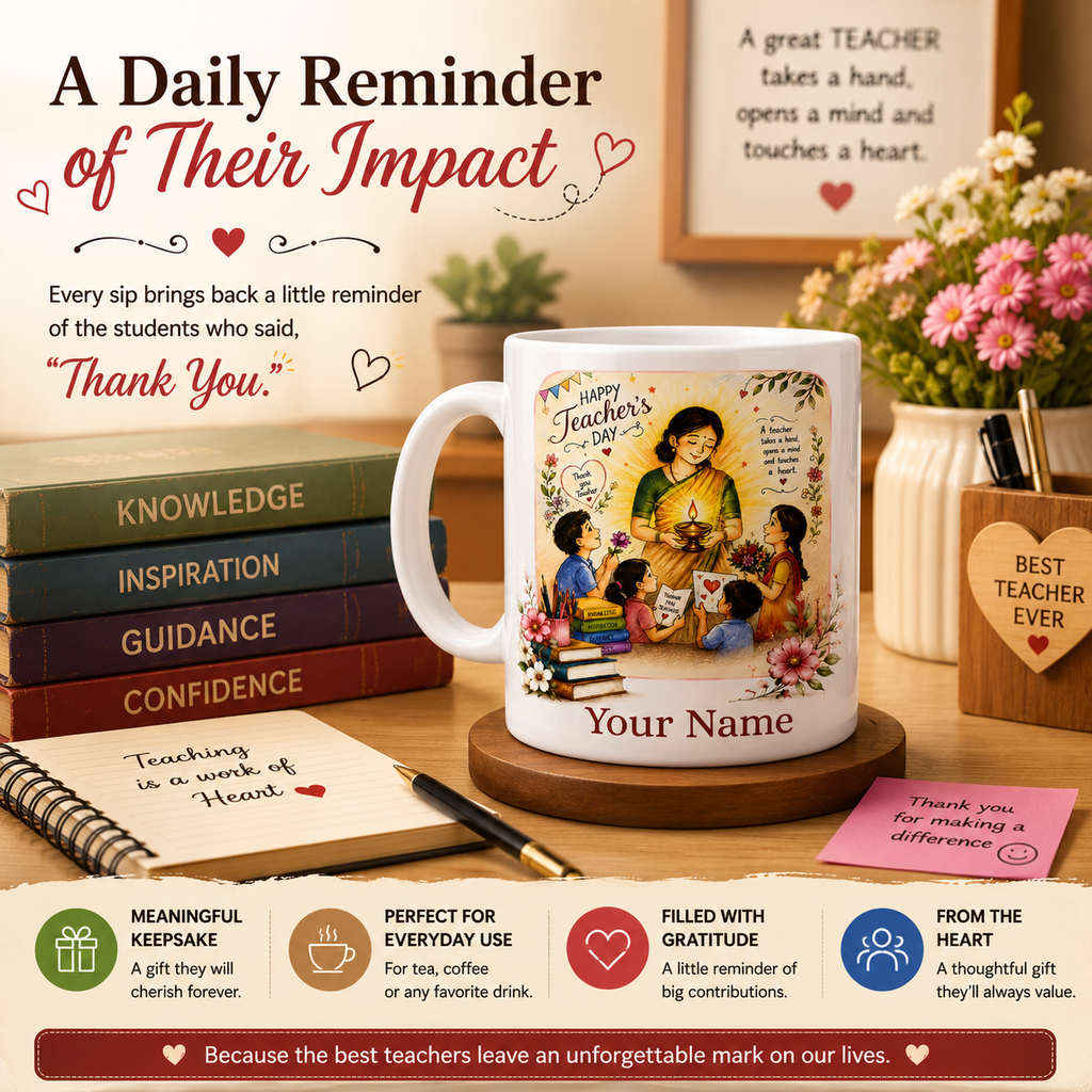 Personalized Teacher's Day Mug