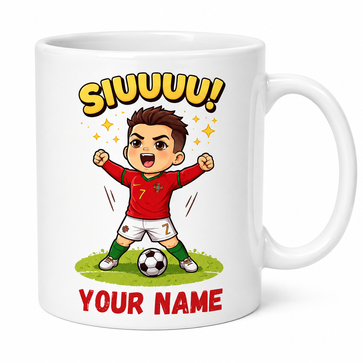 Personalized Football Mug 350ml | Custom Name Mug