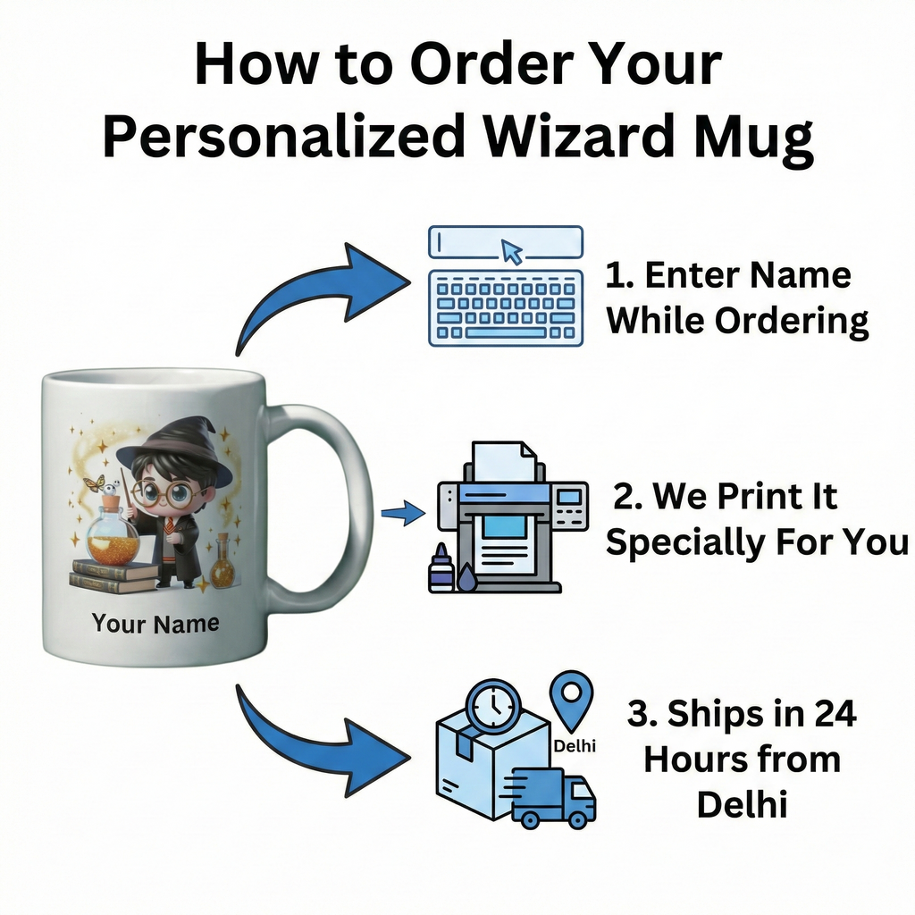 Personalized Wizard Name Mug